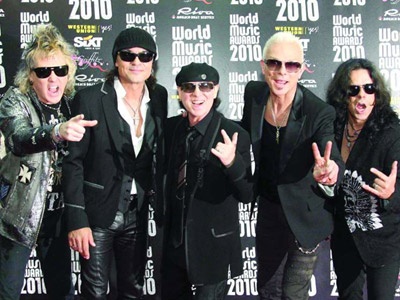 Scorpions veda  için İstanbul'da