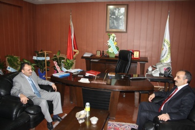 Başkan Arslan Bilal Yılmaz'ı ziyaret etti