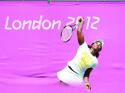 Serena  Williams rahat turladı