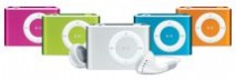 iPod shuffle şimdi beş göz alıcı renkte