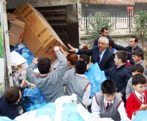 İzmit'te 400 ton atık kağıt geri kazanıldı