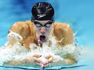 Phelps, ilk altına rekorla ulaştı