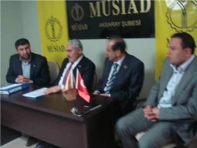 MÜSİAD Aksaray'a başkanlardan destek