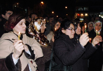 TEKEL işçileri mum bıraktı