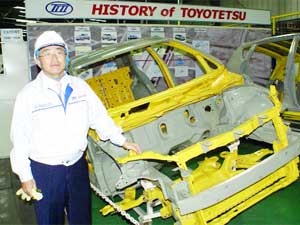 Toyotetsu tek müşterisi için her ay 35 bin araç ür