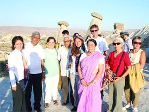 Torun Gandhi Kapadokya'da