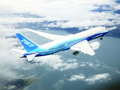 Boeing 787 Dreamliner görücüye çıkıyor