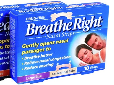 Burun tıkanıklığı için: Breathe Right