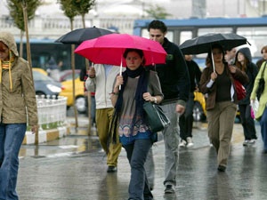 İstanbul'da sağanak yağış 