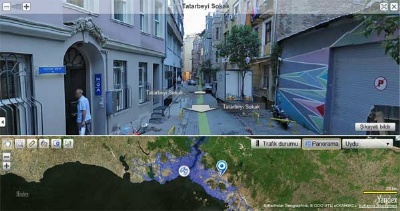 Yandex Street View'den ilk görüntü