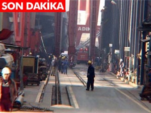 Tuzla'da gemi yangını: 6 işçi yaralı