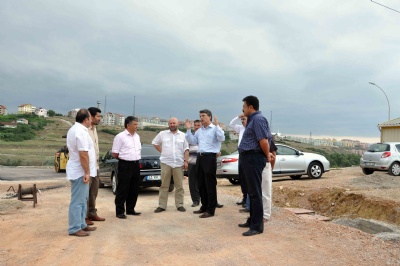 Umuttepe yolu modern bulvar haline geliyor