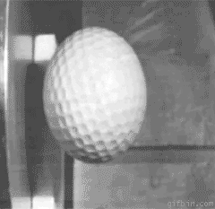 Golf topunun duvara atıldığında girdiği şekil
