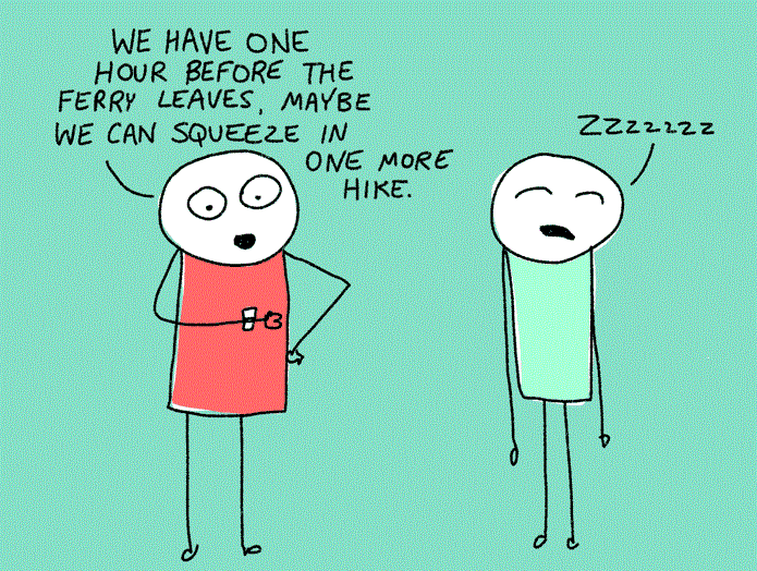 Vakit, nakittir!
1- Bir şeyler yapmak için vakit bulmaya çabalayanlar.
2- Buldukları her boş vakitte uyuyanlar.