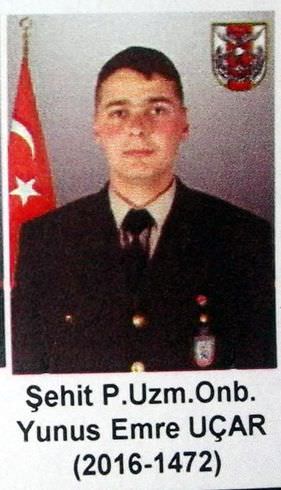 Türk Silahlı Kuvvetleri adına, filmimizi ithaf ettiğimiz üç örnek askerden biri Yunus Emre Uçar. 
