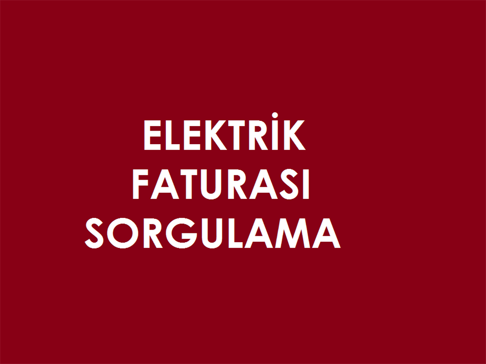 Elektrik Faturasi Sorgulama Ve Online Odeme Bedas Fatura Odeme