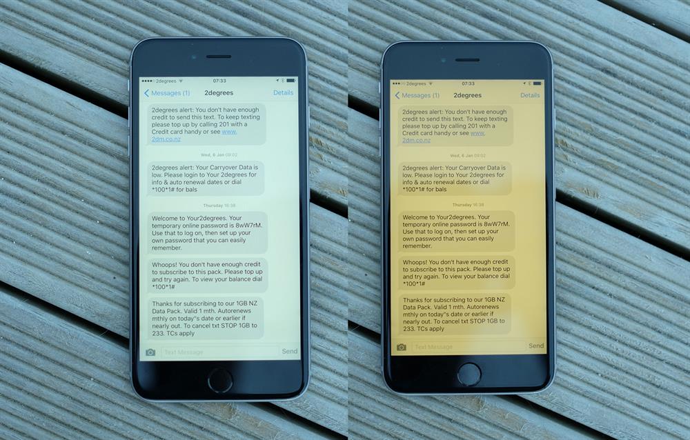 iphone 7 sari ekran sorunu ve cozumu