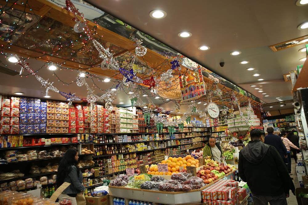 American muslims buy goods as part of preparations for the Holy Month of Ramadan in Bayridge neighbourhood in Brooklyn borough of New York, United States on May 24, 2017.