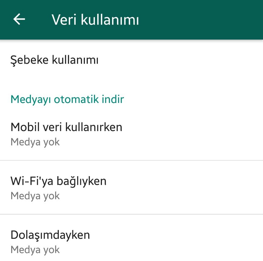 whatsapp tan gelen fotograflarin