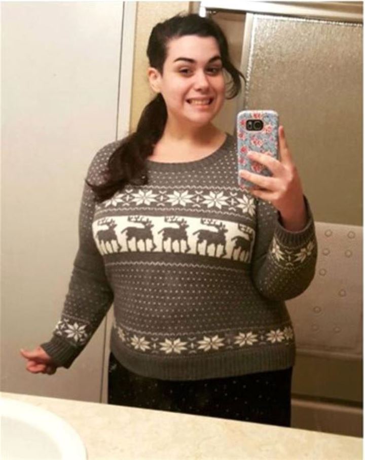 She lost 200 kilograms 