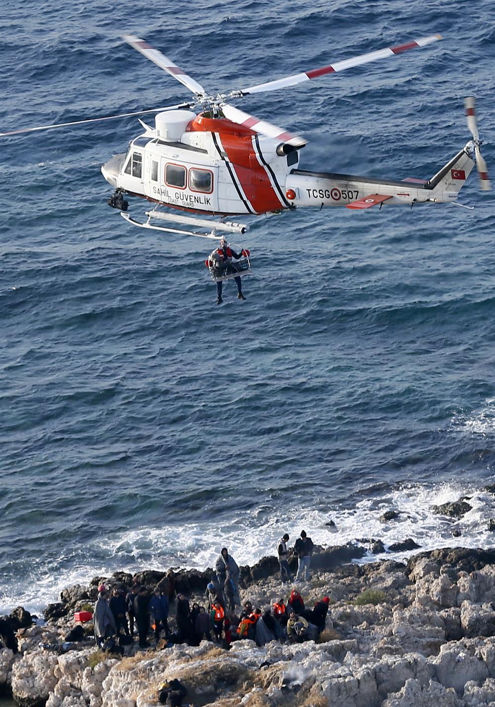 Turkey rescues 68 refugees stranded in Aegean Sea