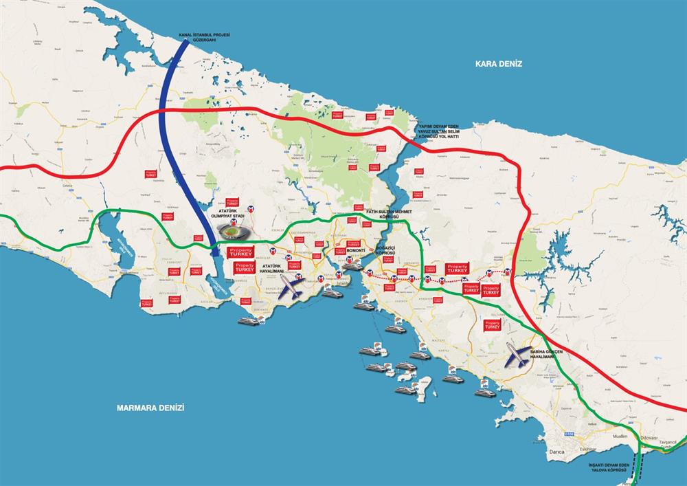 kanal istanbul un guzergahina yalanlama yeni safak