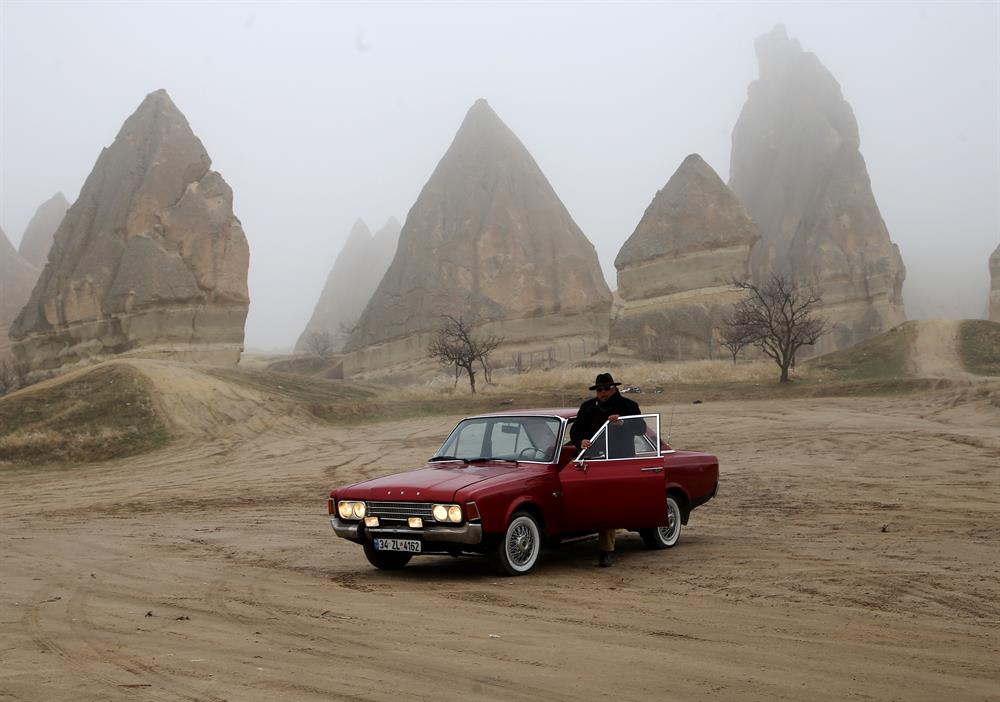 Fog magically covers Cappadocia’s fairy chimneys