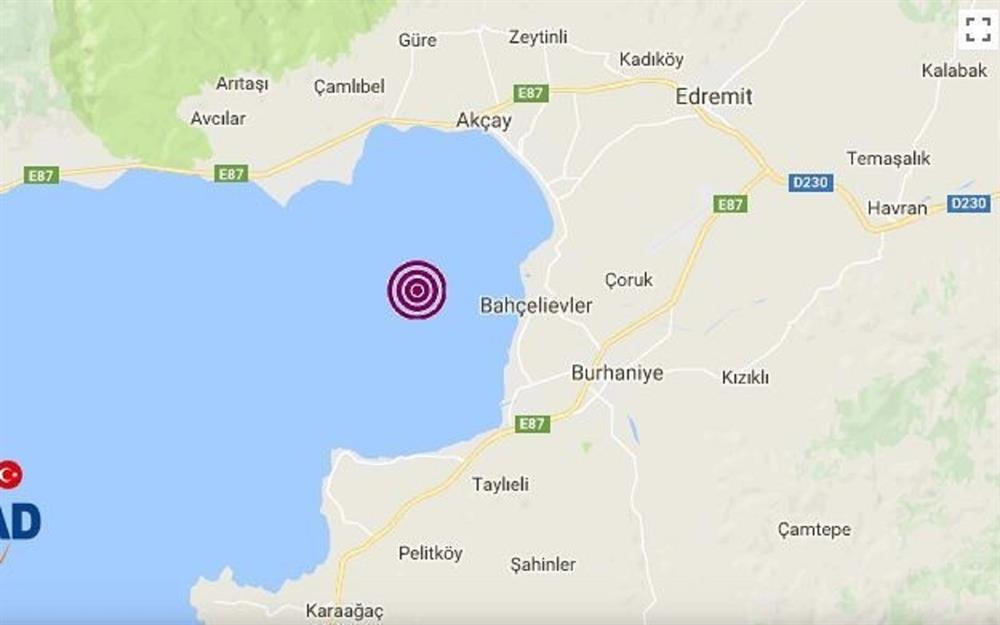 Balikesir In Edremit Ilcesinde Deprem Meydana Geldi Son Depremler
