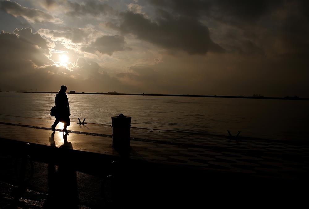 Sunset in Turkey's İzmir