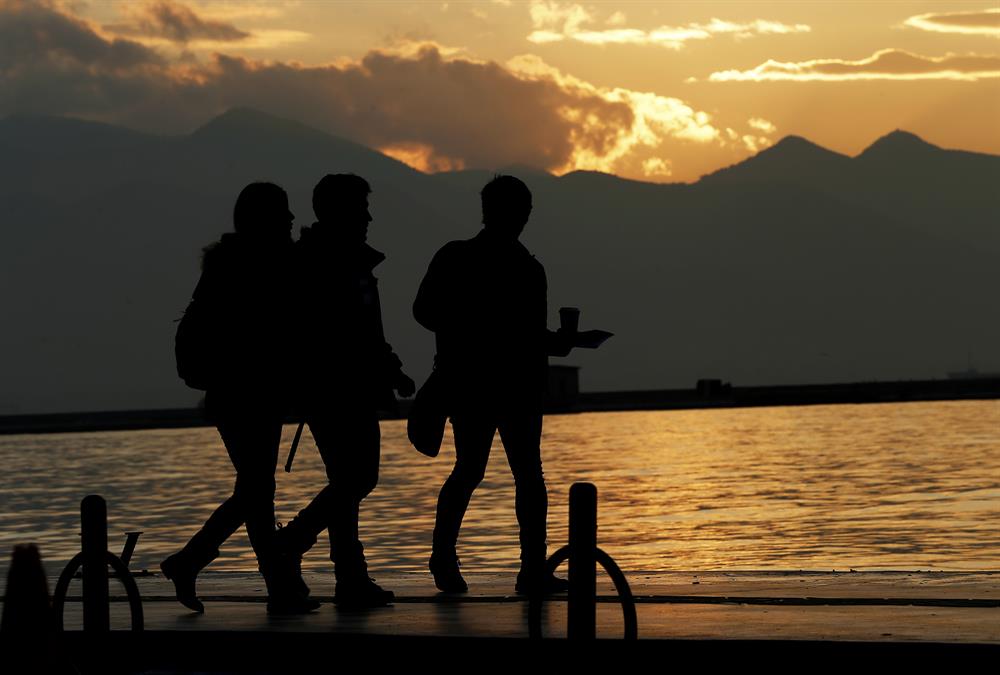 Sunset in Turkey's İzmir