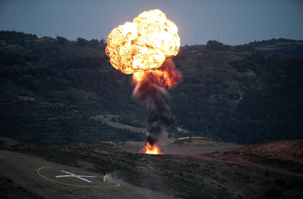 Turkish ATAK helicopter pounds targets during EFES 2018 military drills