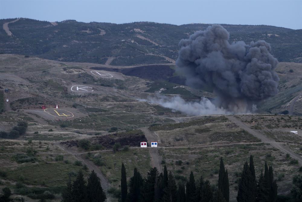 Turkish ATAK helicopter pounds targets during EFES 2018 military drills