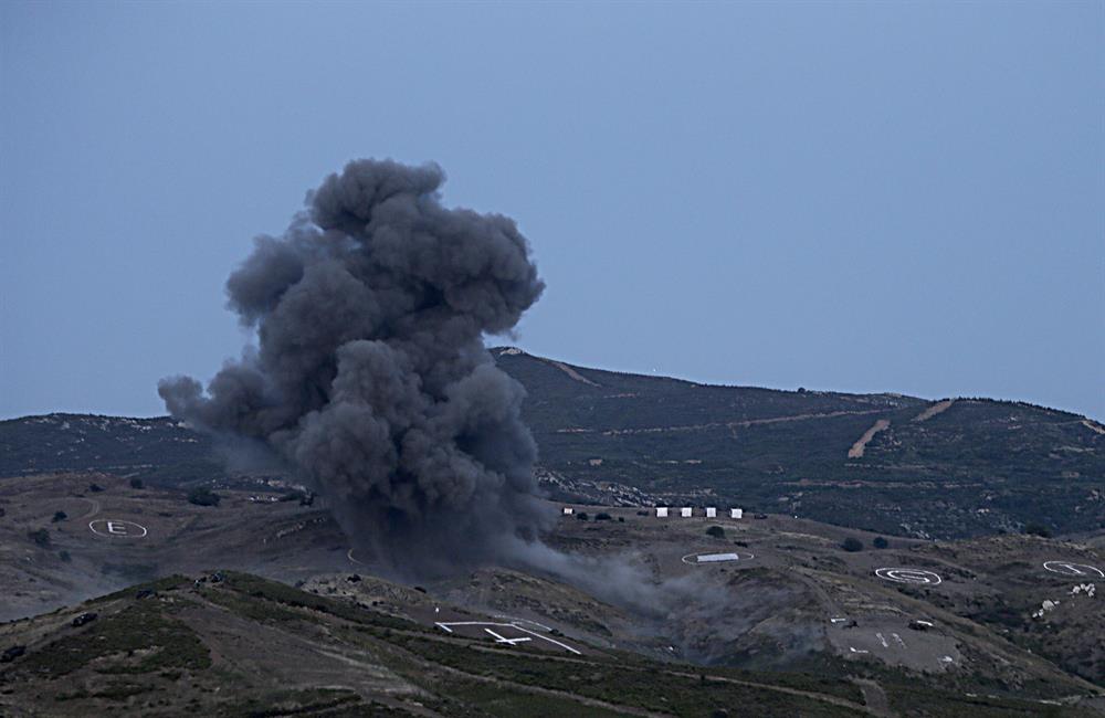 Turkish ATAK helicopter pounds targets during EFES 2018 military drills