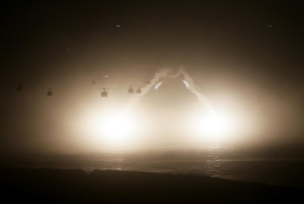 Turkish ATAK helicopter pounds targets during EFES 2018 military drills