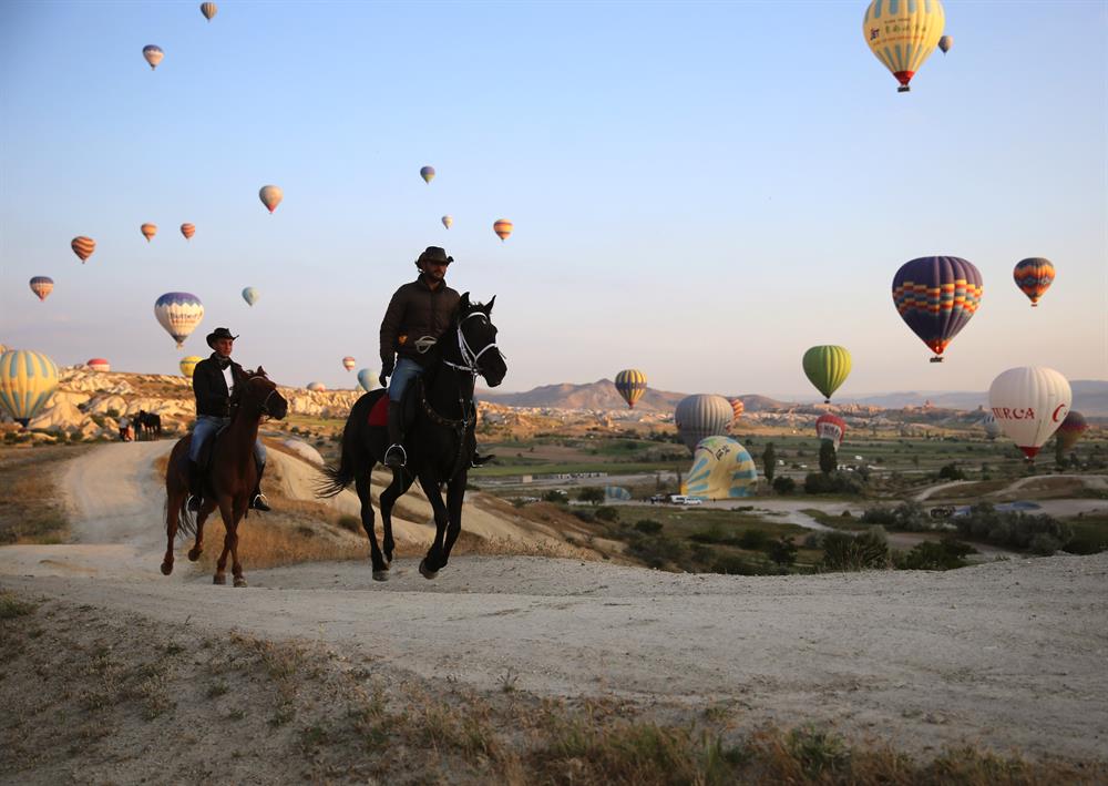 Stunning horses in Turkey’s fairytale Cappadocia