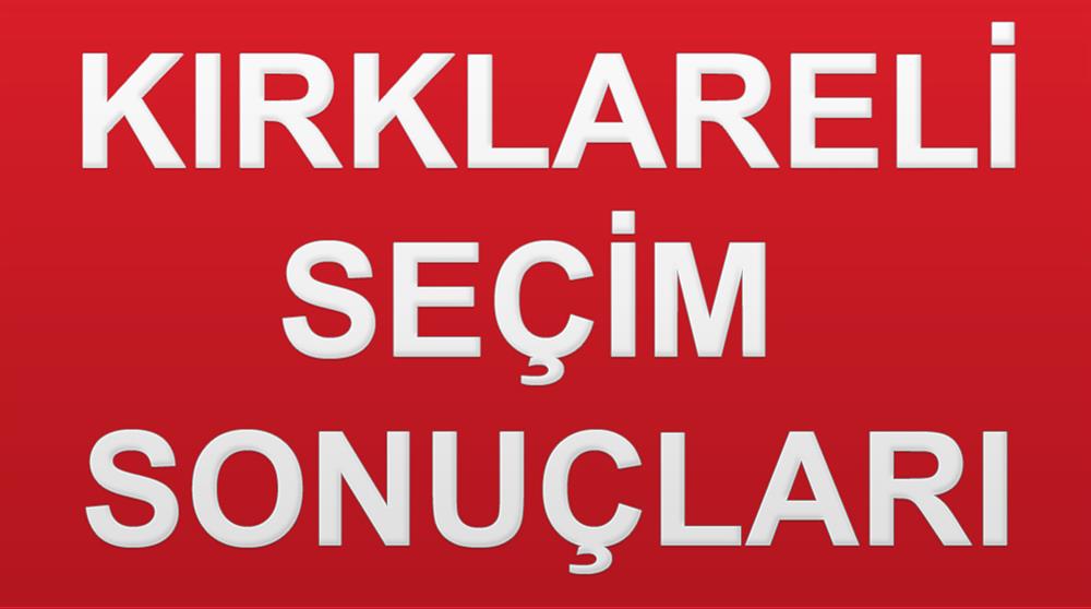 Kirklareli Milletvekilleri 24 Haziran 2018 Ak Parti Mhp Chp Iyi Parti 27 Donem