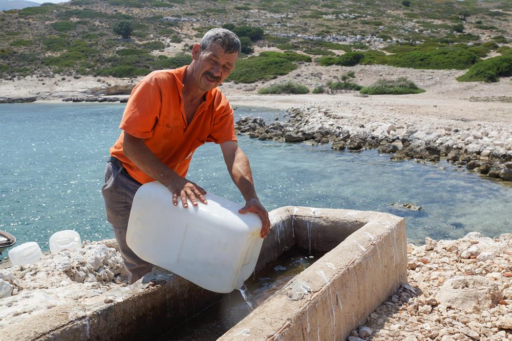 Turkish man takes care of island goats for 20 years