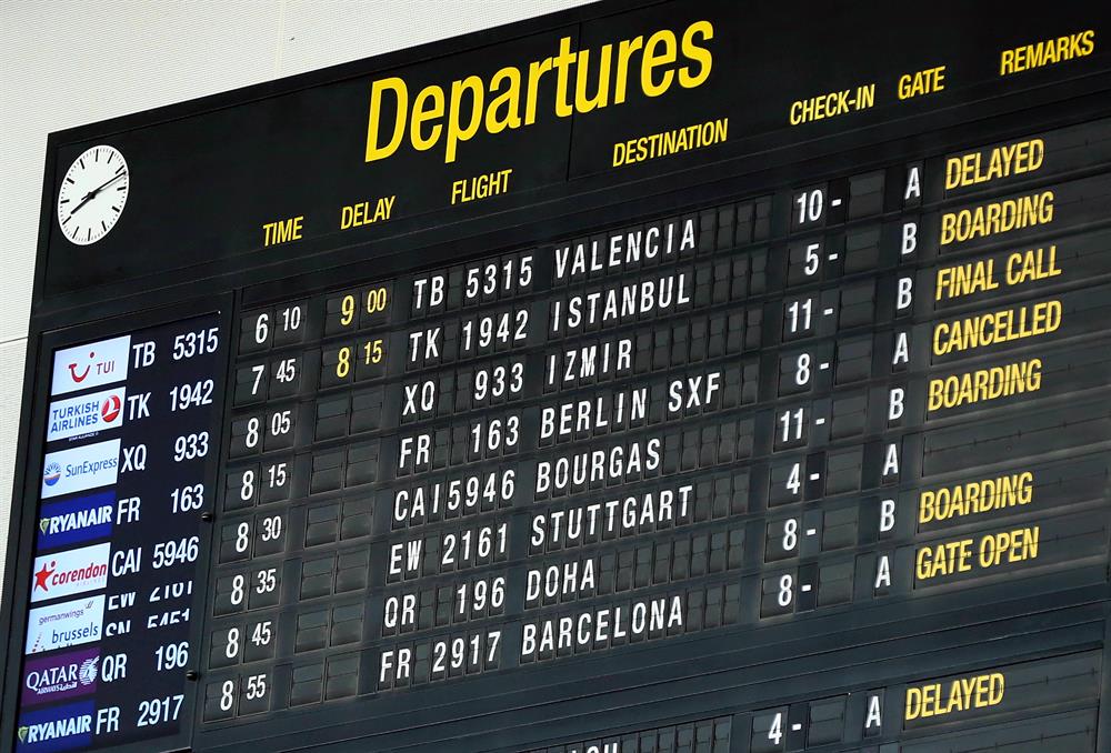 Ryanair pilots go on strike in five countries
