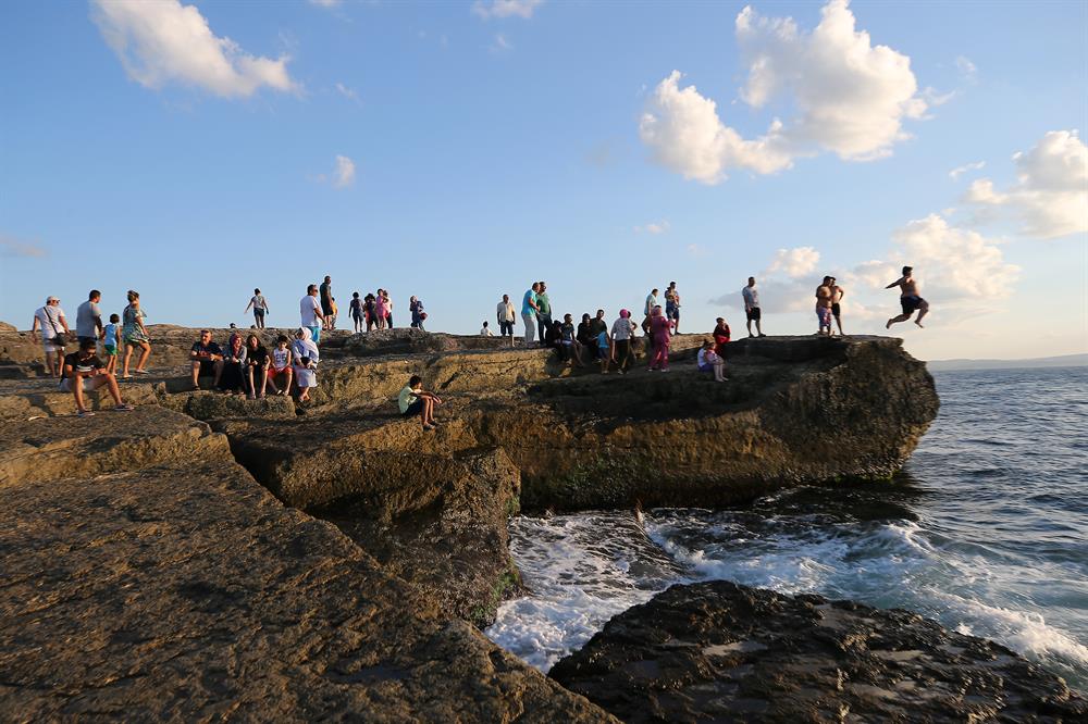 Kefken Pink Rocks in Turkey's Kocaeli