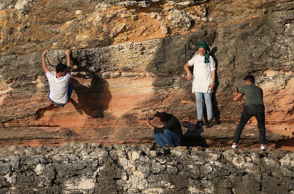 Kefken Pink Rocks in Turkey's Kocaeli