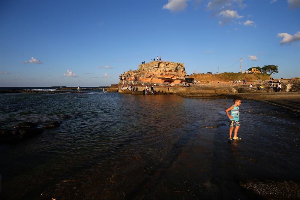 Kefken Pink Rocks in Turkey's Kocaeli