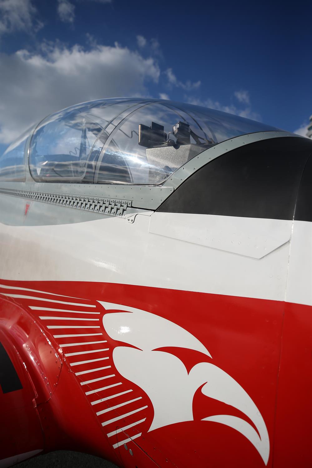 'HÜRKUŞ, Basic and Primary Trainer Aircraft' designed and upgraded by Turkish Aerospace Industries (TAI) is displayed during the 'Teknofest Istanbul' Aerospace and Technology Festival on September 22, 2018 in Istanbul, Turkey. Teknofest Istanbul is being organized by the Turkey Technology Team Foundation (T3) and the Istanbul Metropolitan Municipality to promote and to showcase Turkey's rapid advance in technology on September 20-23 at the city's new airport.

