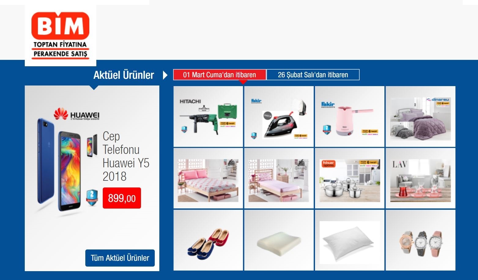 bim 1 mart aktuel urunler listesi bim