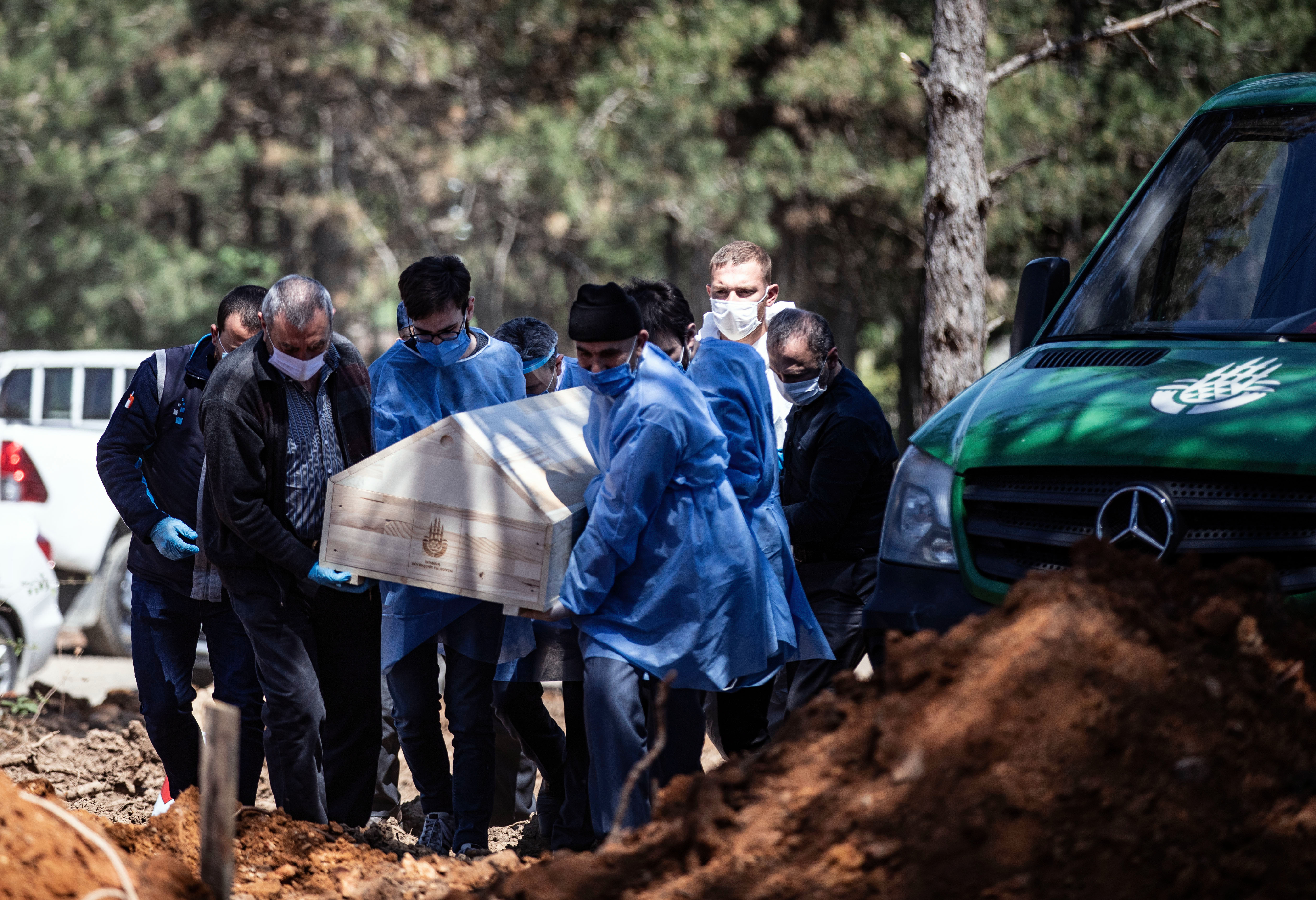 Tabutla Defin Koronavirusten Olenler Boyle Topraga Veriliyor