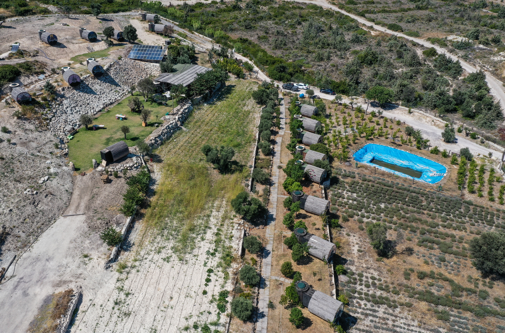 Bungalow houses draw attention amid COVID-19 in Turkey's Izmir