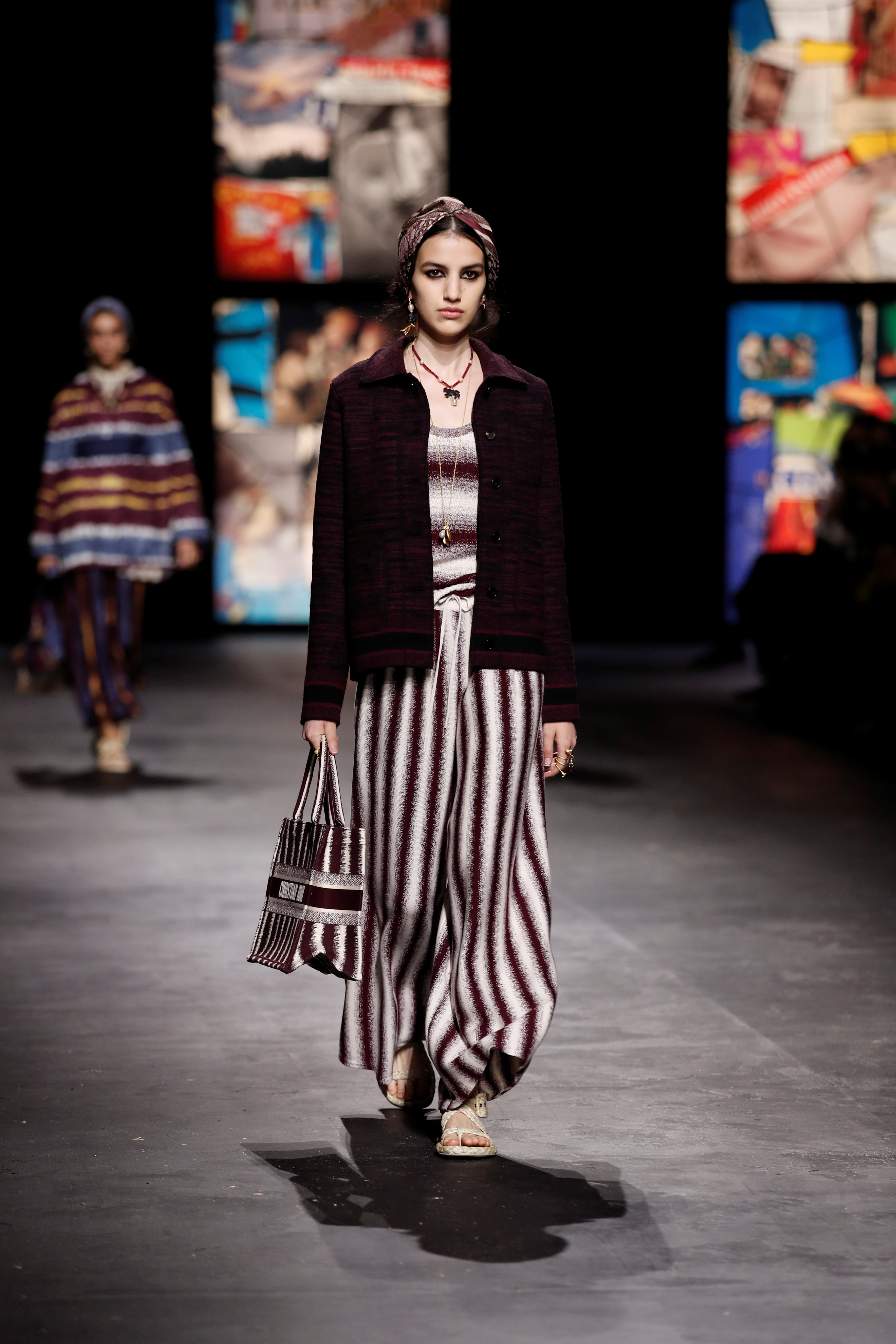 I fell in Dior! Luxury house returns to the catwalk in Paris Fashion Week