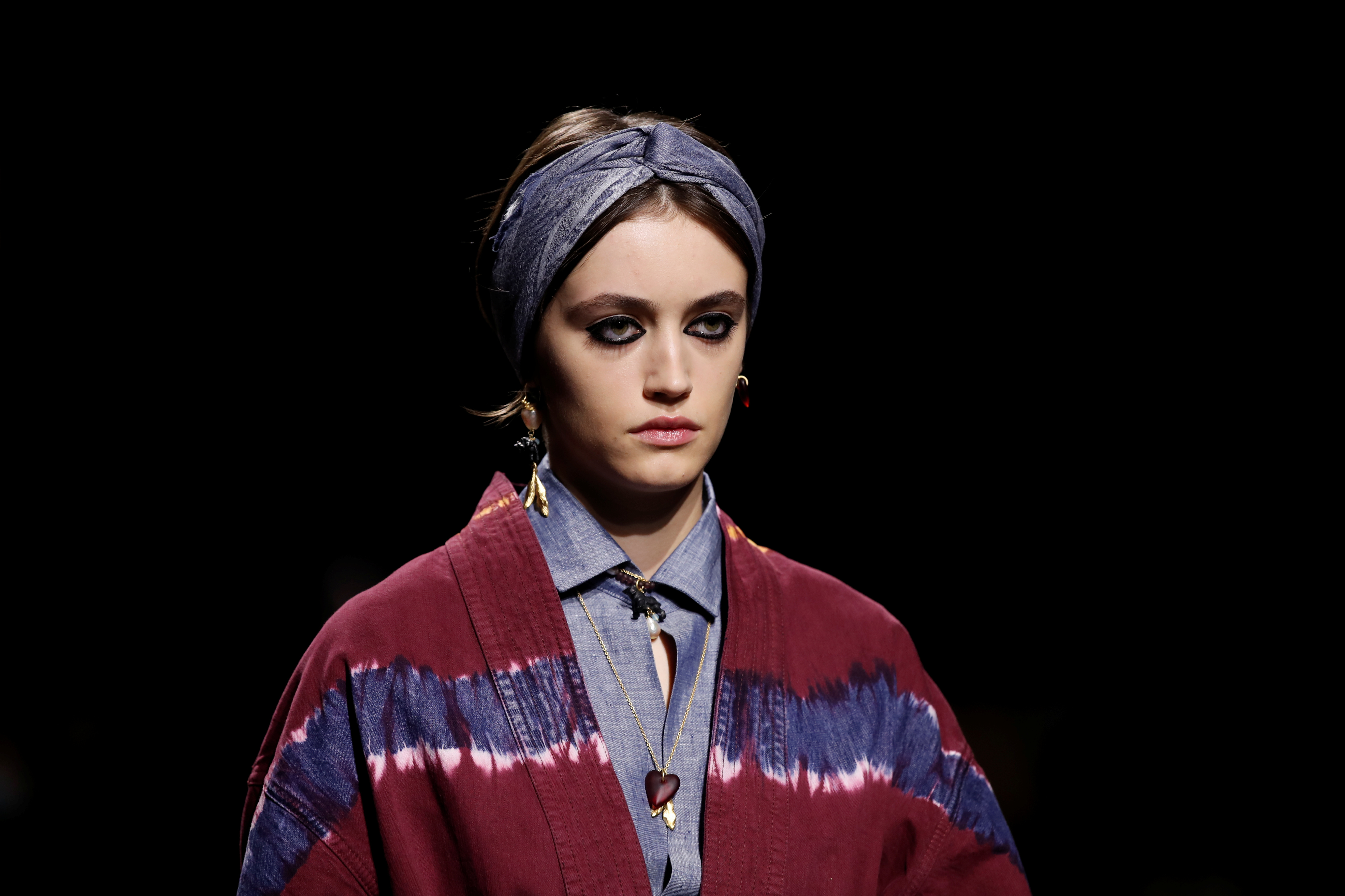 I fell in Dior! Luxury house returns to the catwalk in Paris Fashion Week