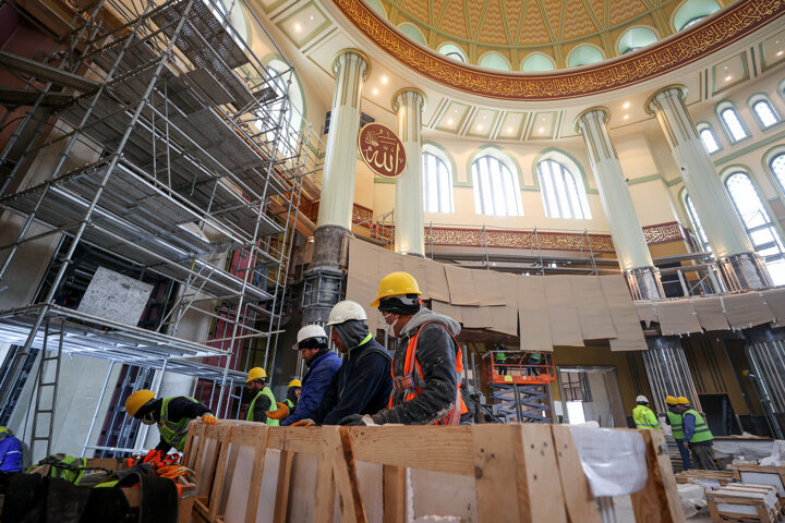 Istanbul’s Taksim mosque nears completion ahead of Ramadan opening