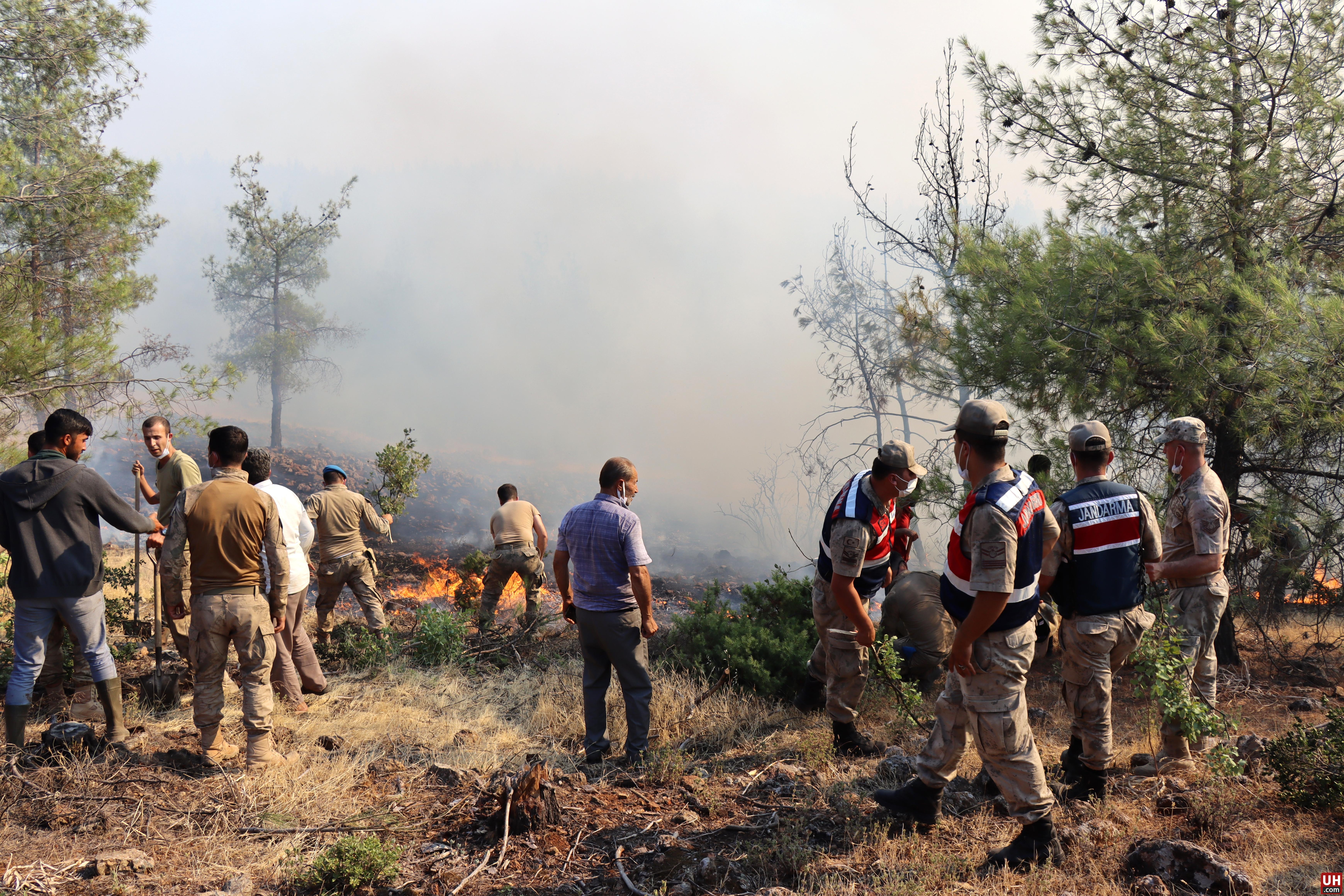 Orman yangınlarına 400'den fazla Mehmetçik alevlere müdahale ediyor
