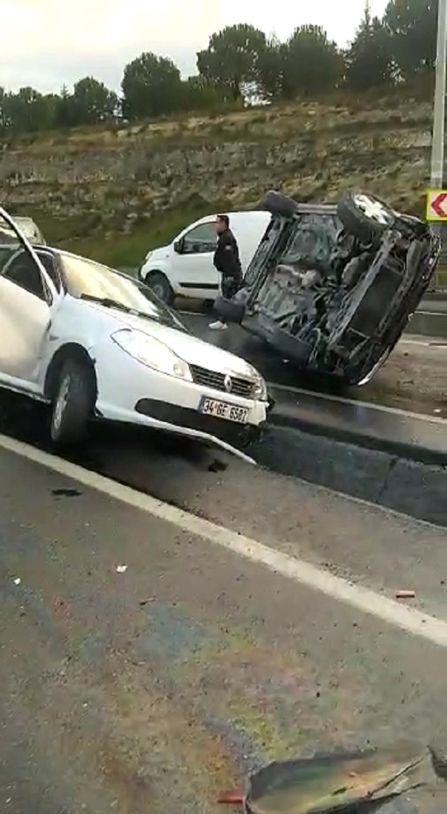 basaksehir de 9 aracli zincirleme kaza yeni safak